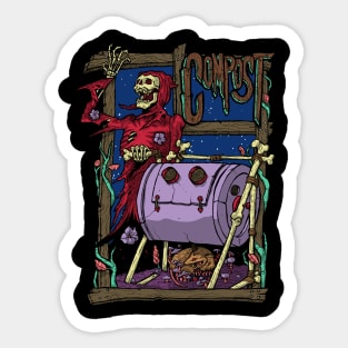 Compost Full Color Shirt Trauma Series Sticker